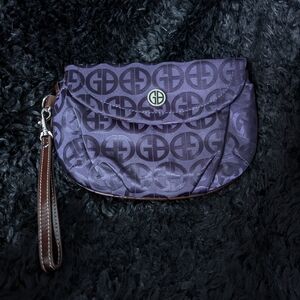 Giani Bernini Purple Wristlet Clutch